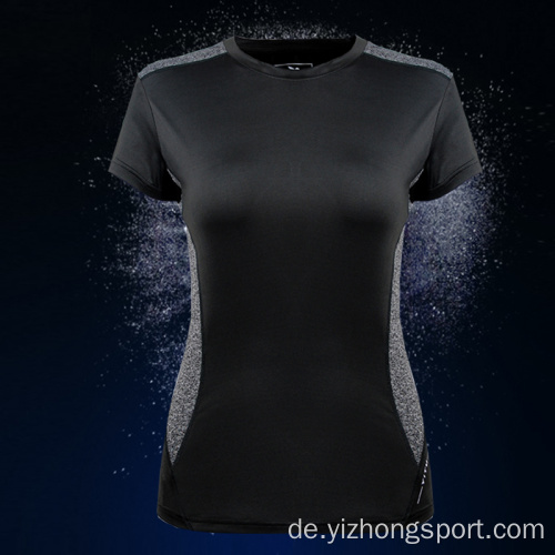 Feuchtigkeitstransportierende Dry Fit Damen T-Shirt Joggen